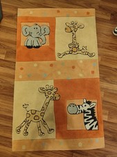 Toller Kinder Dschungel Teppich, Kinderteppich, 90 x 150 cm