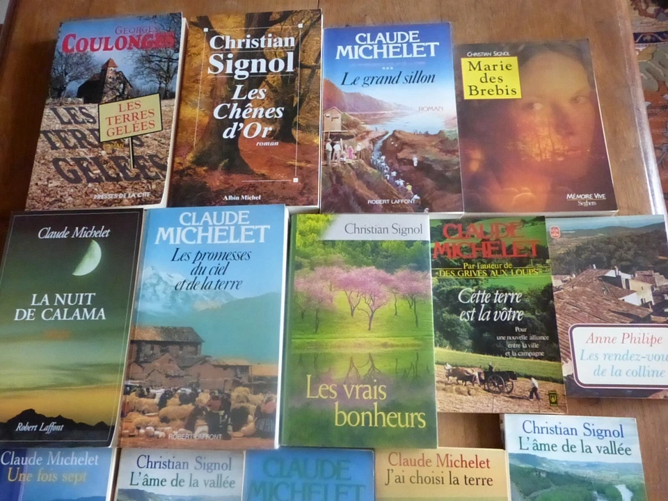 Destockage Lot de 19 livres SIGNOL MICHELET COULONGES école de Brive Terroir - Photo 3/4