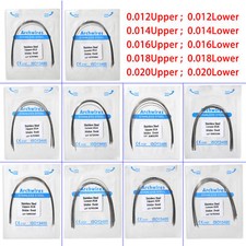 Filo Arco Rettangolare Acciaio Inox Ortodonzia Dentale Naturale/Quadrato/Ovoido