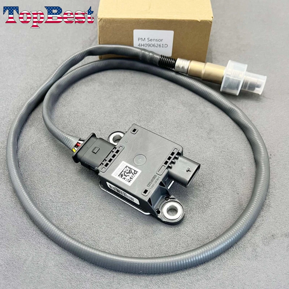 Новый датчик твердых частиц PM для 2014 Audi A8 Quattro L TDI 3,0 л V6 4H0906261D - Изображение 3 из 4