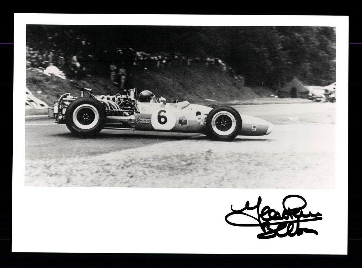 Photo Originale Signée Jean-Pierre Beltoise - Pilote Formule 1 1967-1974