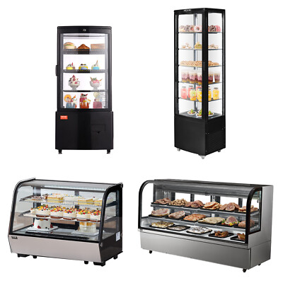 28-78'' Commercial Refrigerated Display Case Bakery Cake Showcase w/LED 3-32Cu.ft