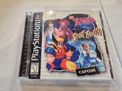 PS1 X-Men vs. Street Fighter (PlayStation 1, 1998) Complete