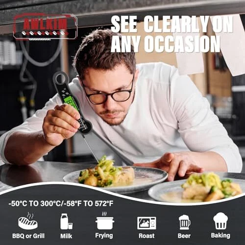 Meat Thermometer Digital - Fast Instant Read Food Thermomete