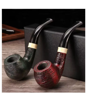 Holz Tabakpfeife Handarbeit gebogen Retro Pfeife Geschenk für Männer