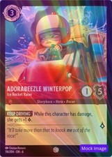 Adorabeezle Winterpop - Ice Rocket Racer⚜️COLD FOIL⚜️116/204.Lorcana Azurite Sea