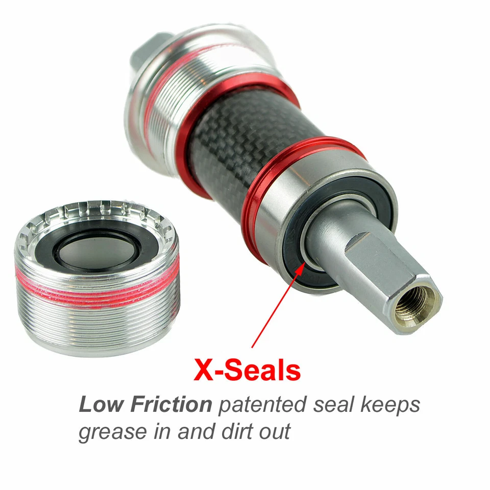 OMNI Racer Cromoly Steel JIS Square Taper Bottom Bracket: 103-127mm Lengths - Image 4 of 4