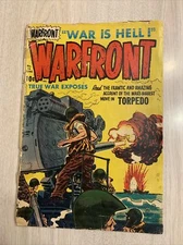WARFRONT 15 1953 PRE-CODE WAR IS HELL GOLDEN AGE ELIAS HARVEY COMICS  VIOLENT