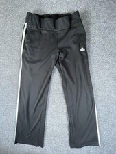 Adidas Pants Womens Medium Aeroready Black Training Track