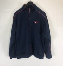 REEBOK SWEATSUIT TRACK JACKET BLUE/RED/WHITE Size L Pre-Owned/MINOR BLEMISH.
