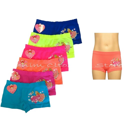 6 Mutandine Boyshort In Cotone Donna PEACHY - Taglie S M L XL, Confezione Multipla
