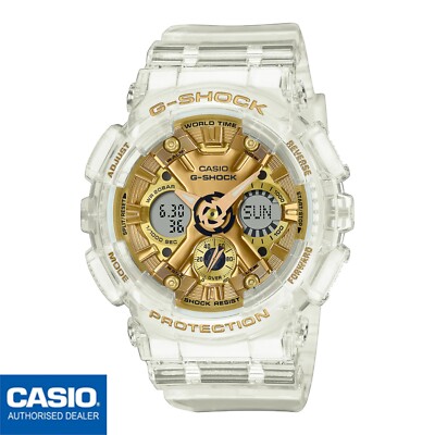 CASIO GMA-S120SG-7AER GMA-S120SG-7A ORIGINAL G-SHOCK Mujer SKELETON GOLD Dorado