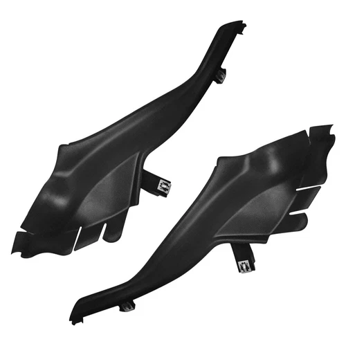 Set of 2 Left & Right Black Cowl Side Trim Panel for 2014-2018 Jeep Cherokee - Picture 4 of 8