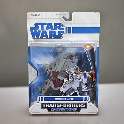 スター・ウォーズ トランスフォーマーCAPTAIN REX to AT-TE Rare!! Star Wars Transformers Crossovers “Captain Rex To At