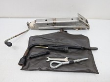 VINTAGE 1988 Audi 80 Emergency Spare Tire Kit Lifting Jack Tool Lot 80s Used