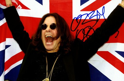 Ozzy Osbourne Autogramm signiert autograph signed ca. 20 x 30 cm Foto