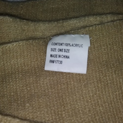 Tan Winter Scarf Soft Cashmere-ish 64"×10" w/ 3" Long String Fringe Excellent - Picture 2 of 4