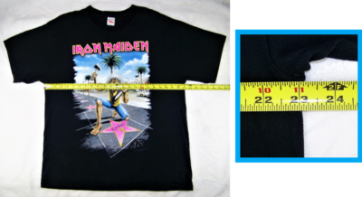 アイアンメイデン(IRON MAIDEN) ワールドツアー 2008 Tシャツ IRON MAIDEN Somewhere Back in Time World Tour 2008-'09 LA
