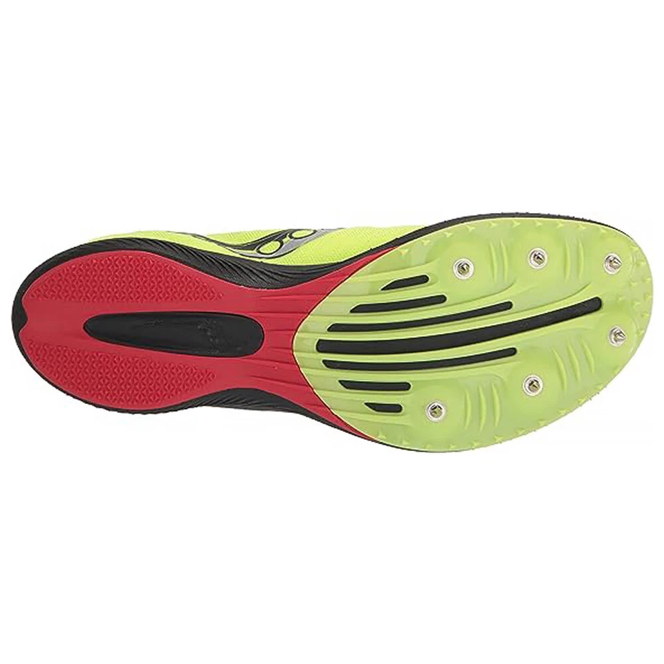 Saucony Velocity MP Men Running Shoes - Citron / Black - 9 - Image 4 of 4