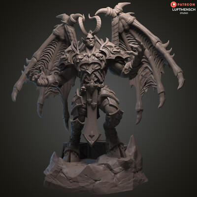 Figurine de Mal'Ganis, World of Warcraft, Impression 3D Wow  à peindre
