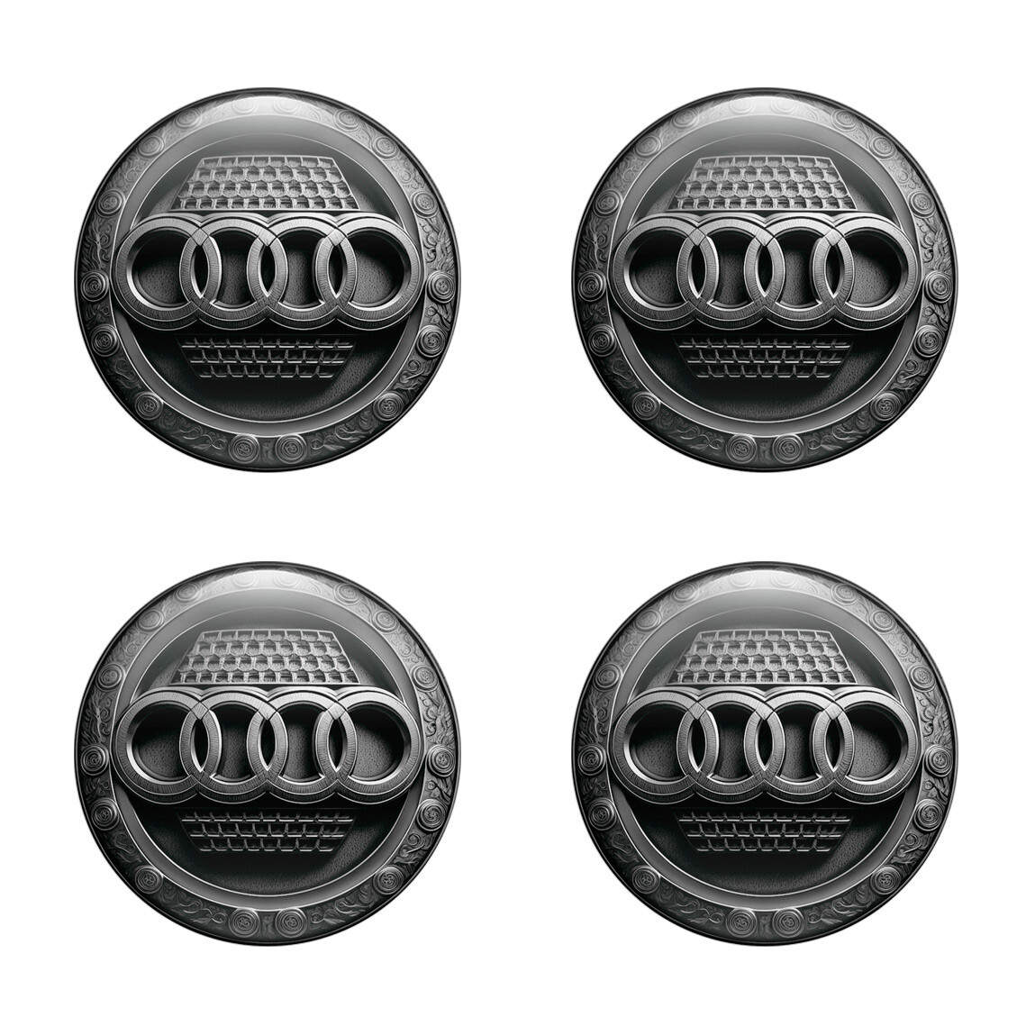 BC Corona Sitzlehne - Grau Lederoptik Mit Logo