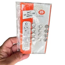 Dritz Dot Decorative Snap Fasteners 4 Complete Sets Clothing Fasteners 