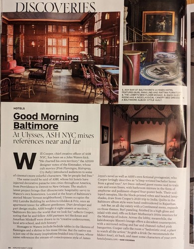 Architectural Digest Nov 2022 Mandy Cheng Widdicomb Furniture Co Yovanovitch - Imagen 2 de 4