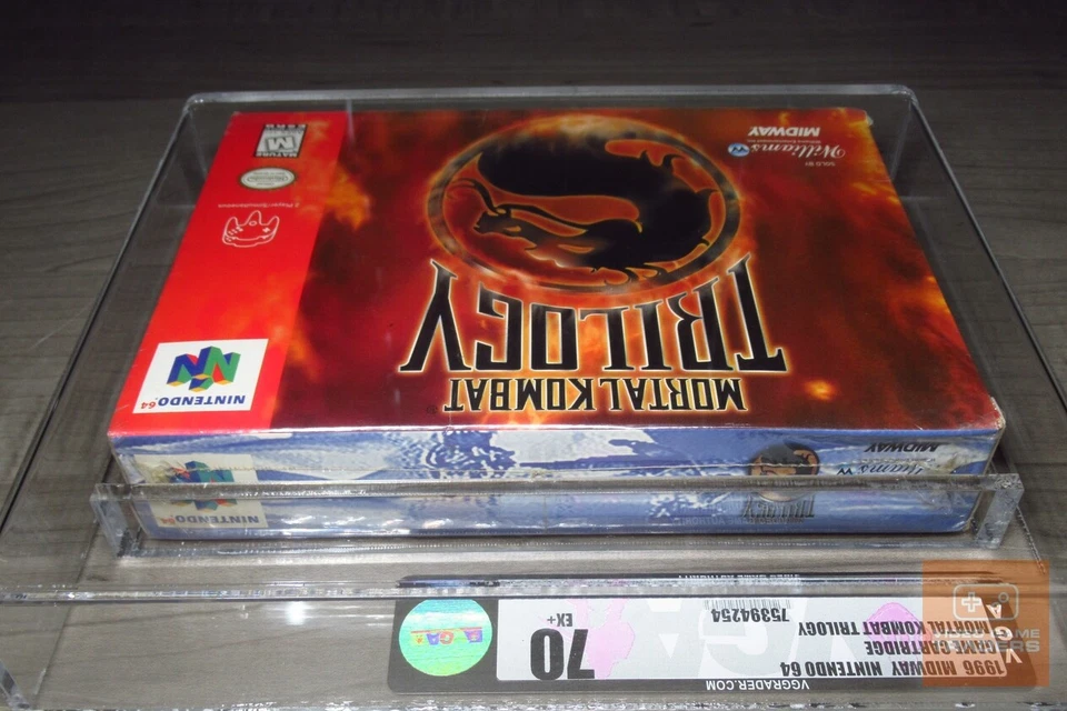 BRONZE VGA 70! - Mortal Kombat Trilogy (Nintendo 64, N64 1996) FACTORY SEALED! - Image 4 of 4