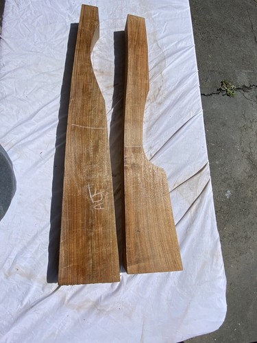 2 BEAUITFUL English Walnut 242 & 243 Kiln Dried Gunstock blank craft - Picture 2 of 16