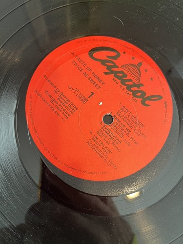 A Taste Of Honey Twice As Sweet LP 1980 Capitol Records ST-12089 Funk/Soul 12” - Picture 4 of 8