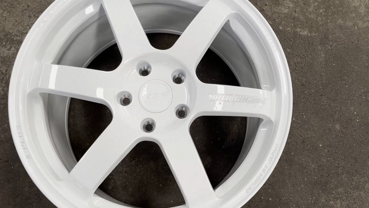 New 18x9.5 ET44 5x120 AOW TE37 SAGA S Plus WHITE Wheel CIVIC TYPE New 18x9.5 ET44 5x120 AOW TE37 SAGA S Plus WHITE Wheel CIVIC TYPE