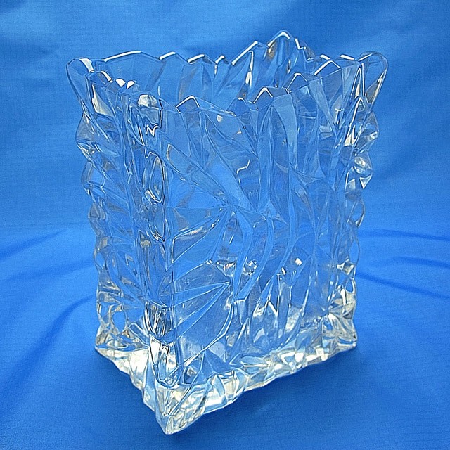 Rosenthal StudioLinie Germany Crystal Crinkle Bag Glassware Design