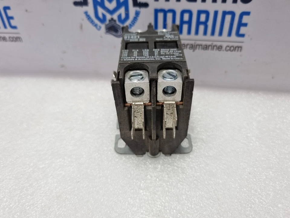 Mars 91421 Definite Purpose Contactor Fla 40 Coil 24Vac 50/60Hz / 4-pcs lot sale - Image 3 of 4