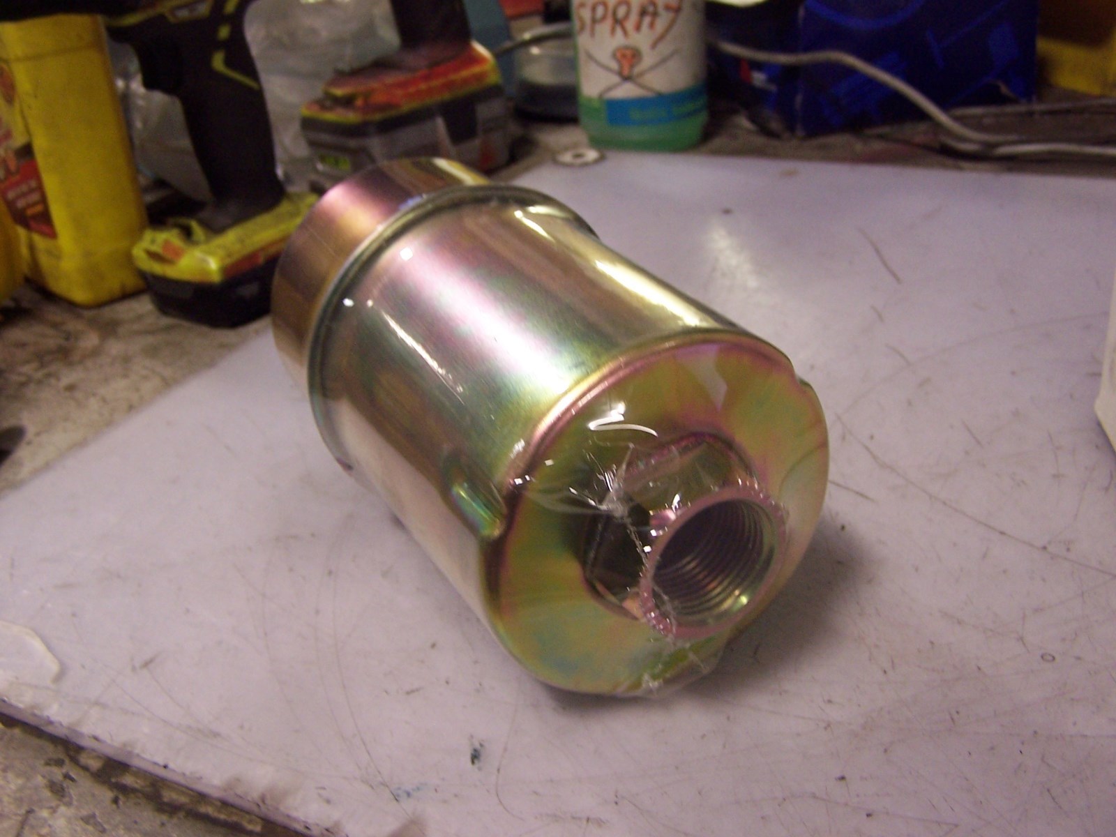 NEW TOYOTA FORKLIFT HYDRAULIC FILTER 1" NPT 15/8" BORE 675023288171