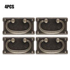 4Pcs Oak Furniture Land Replacement Handles Black Bronze Handles Rustic Handle