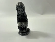 Girl Figure Reading a Book - Pewter