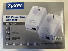 ZyXEL PLA4211 Ethernet Powerline Adapter 2-Pack