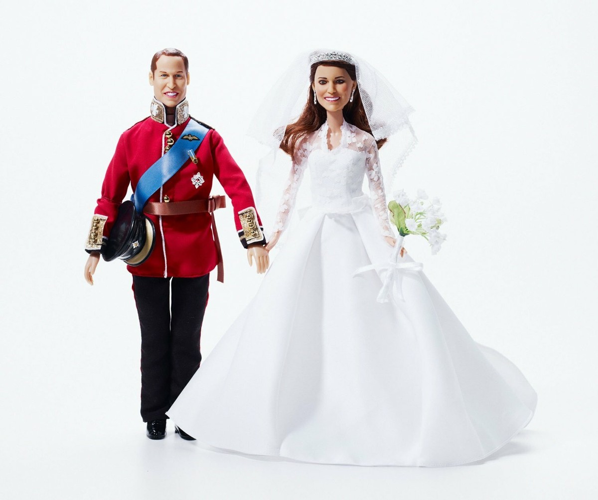 Royal Wedding Dolls Princess Catherine Wedding Doll and Prince