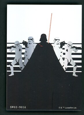 Darth Vader 2023 Card Fun Star Wars Global Art Series SW02-N016 Trading Card