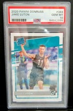 Jake Luton RC 2020 Panini Donruss Rated Rookie#344 PSA10!Jaguars QB RC/Dolphins