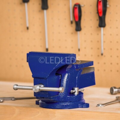 Morsa Professionale Lavorazione Morsa Da Tavolo Universale 7,6cm - Base Girevole 360°, Acciaio Fuso, Per Legno E Metall Morsa Girevole 360 - 9
