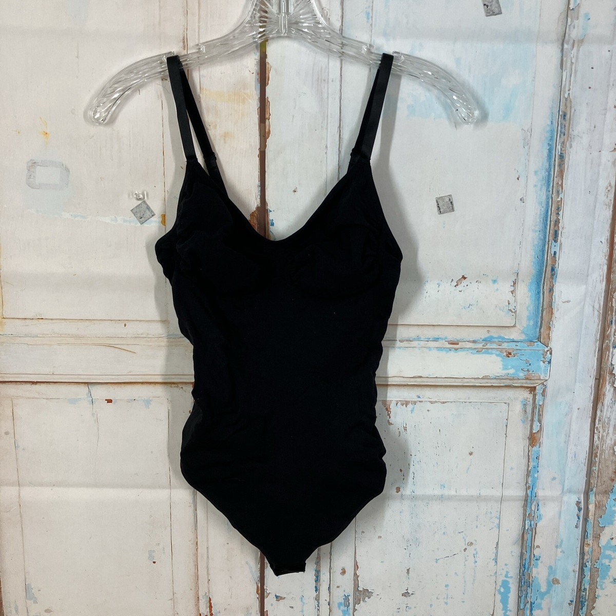 SHAPERX Bodysuit Tummy Control Shapewear Thong Bodysuit L/XL 5215