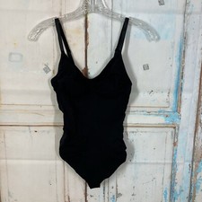 SHAPERX Bodysuit Tummy Control Shapewear Thong Bodysuit L/XL 5215 Black New