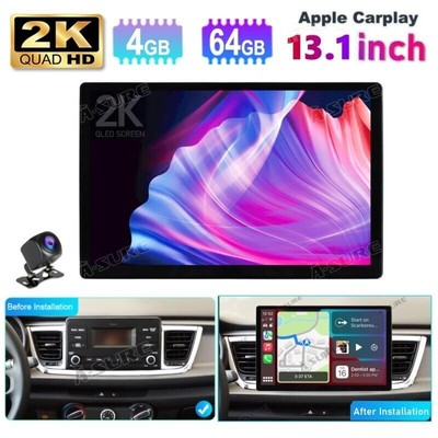 13.1'' 2K 4+64G Android 14 For Kia Rio 2018-2023 Car Stereo Radio CarPlay GPS+Cam