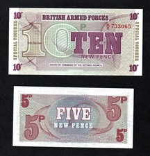 NICE 2 SPECIAL NOTES OF UNITED KINGDOM,(BRITISH ARMED FORCES),UNC