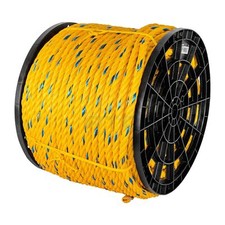 Fiero CUE-19 Kilo of yellow polypropylene rope 19 mm, roll 30 kg