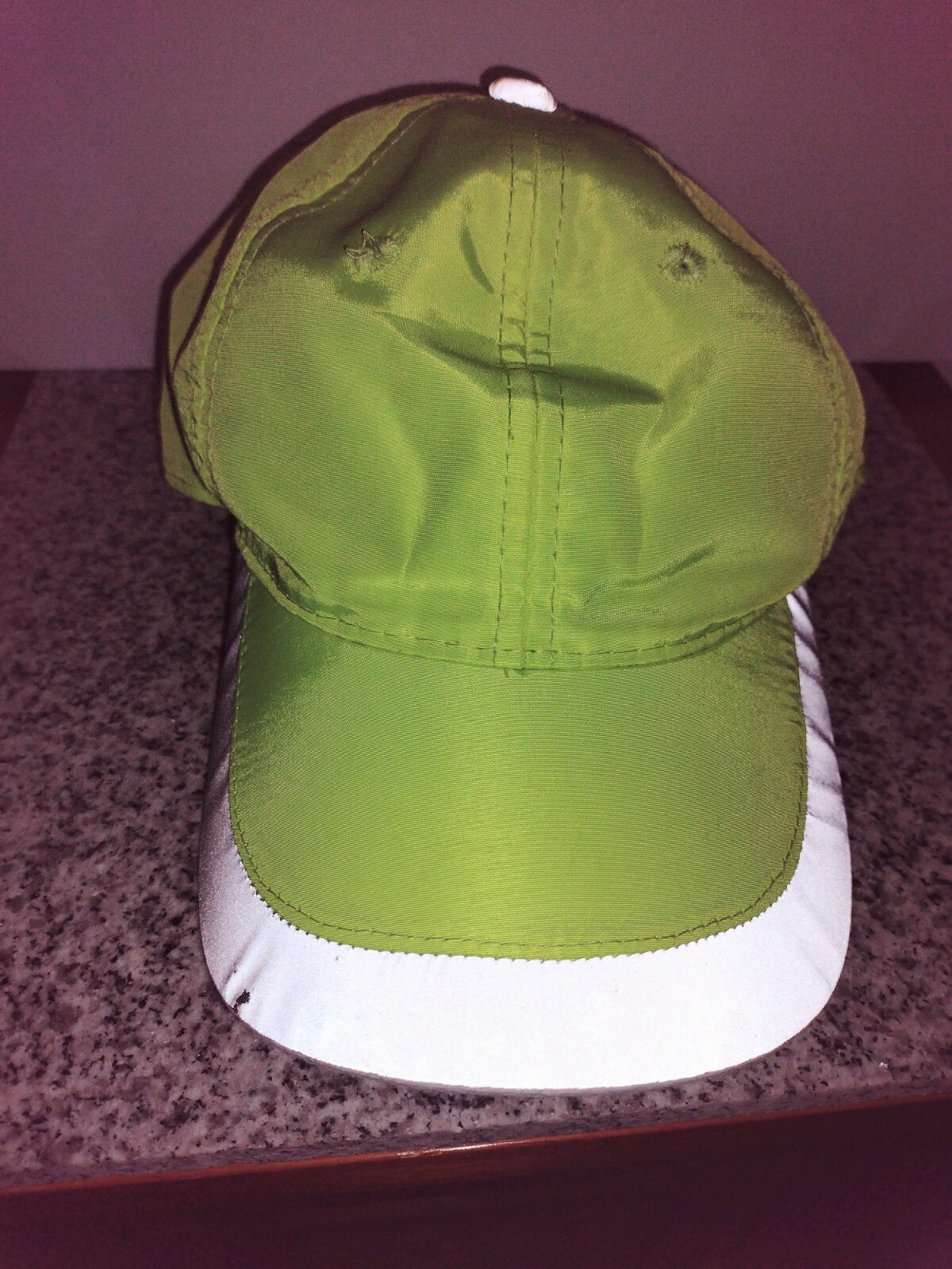 Chartreuse-Reflective Ball-Cap, Adjustable - Adul… - image 2