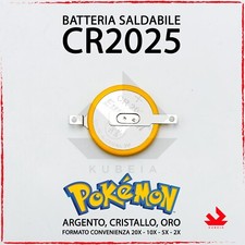 CR2025 BATTERIA 💎 ZELDA POKEMON ARGENTO CRISTALLO ORO NINTENDO GAME BOY ADVANCE