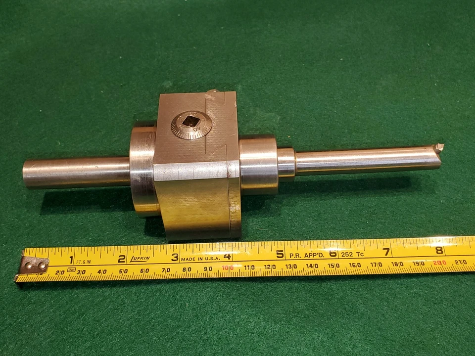 Прецизионный токарный станок 2 1/4 дюйма квадратная головка расточный держатель инструмента с расточным стержнем и резаком - Изображение 3 из 4