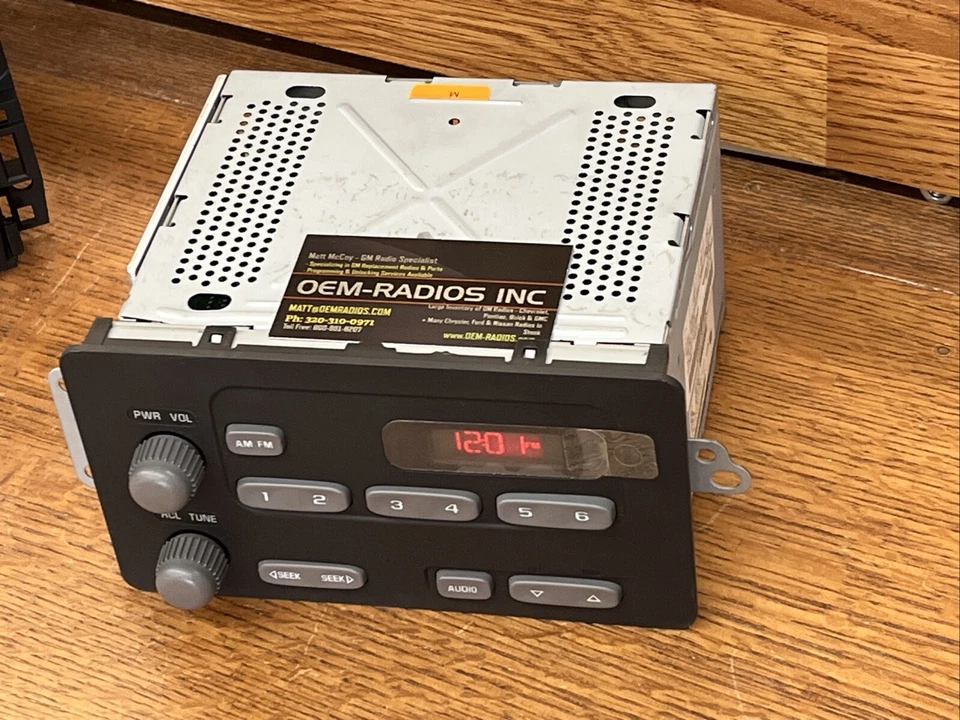 Radio AM/FM Pontiac Sunfire Grand Am Aztek Montana 2000-2005 como nuevo desbloqueado OEM Foto 2 de 4